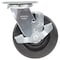 Vestil Phenolic Swivel With Brake Caster 6 In. Diameter x 2 In. Width 1200 Lb. Capacity Black CST-VE-6X2PH-SWB - alternate 4
